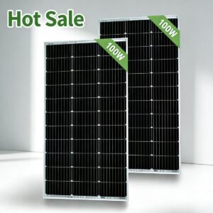 100W Monocrystalline Solar Panel – High Efficiency PV Module for Home & Small Power Systems